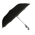 бесплатная доставка обратный ветрозащитный пользовательский автоматический перевернутый зонт для автомобиля